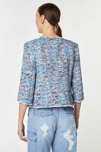 Load image into Gallery viewer, CROP JACKET IN BOUCLÈ WITH ROUND NECK
