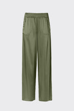 Load image into Gallery viewer, BELTED PANTS IN STRETCHY SATIN
