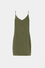 Load image into Gallery viewer, CRÊPE DE CHINE SLIPPER DRESS WITH THIN SHOULDER STRAPS
