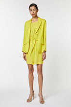 Load image into Gallery viewer, CRÊPE DE CHINE DRESS WITH WRAP SKIRT AND ASYMMETRIC PANEL
