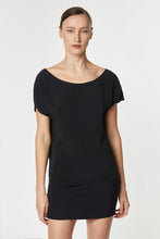 Load image into Gallery viewer, CROPPED T-SHIRT IN CRÊPE DE CHINE
