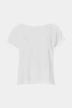 Load image into Gallery viewer, CROPPED T-SHIRT IN CRÊPE DE CHINE
