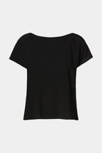 Load image into Gallery viewer, CROPPED T-SHIRT IN CRÊPE DE CHINE
