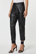 Load image into Gallery viewer, CARGO PANTS IN FAUX LEATHER
