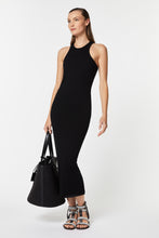 Load image into Gallery viewer, HALTER NECK MAXI DRESS IN STRETCHY VISCOSE JERSEY
