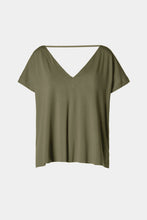 Load image into Gallery viewer, CROPPED TOP IN STRETCHY VISCOSE JERSEY
