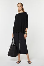 Load image into Gallery viewer, CREW-NECK TOP IN A LIGHT STRETCHY VISCOSE JERSEY WITH A DEEP V-BACK
