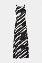 Load image into Gallery viewer, HALTER NECK MAXI DRESS IN STRIPE-PRINTED VISCOSE

