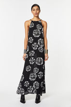 Load image into Gallery viewer, HALTER NECK MAXI DRESS IN FLORAL-PRINTED VISCOSE

