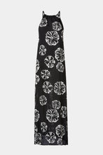 Load image into Gallery viewer, HALTER NECK MAXI DRESS IN FLORAL-PRINTED VISCOSE
