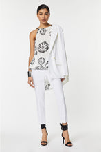Load image into Gallery viewer, HALTER NECK SHORT DRESS IN FLORAL-PRINTED VISCOSE
