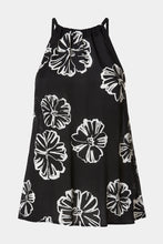 Load image into Gallery viewer, HALTER NECK TOP IN FLORAL-PRINTED VISCOSE
