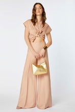 Load image into Gallery viewer, BOXY SLEEVELESS SHIRT IN STRETCHY COTTON POPLIN WITH MANDARIN COLLAR
