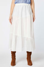 Load image into Gallery viewer, FLOUNCY SKIRT IN COTTON/SILK MUSLIN
