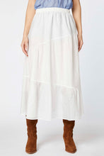 Load image into Gallery viewer, FLOUNCY SKIRT IN COTTON/SILK MUSLIN
