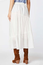 Load image into Gallery viewer, FLOUNCY SKIRT IN COTTON/SILK MUSLIN
