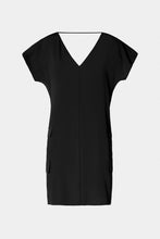 Load image into Gallery viewer, EGG-SHAPED DRESS IN CRÊPE DE CHINE WITH OVERSIZE SIDE POCKETS

