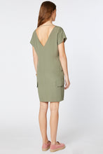 Load image into Gallery viewer, EGG-SHAPED DRESS IN CRÊPE DE CHINE WITH OVERSIZE SIDE POCKETS

