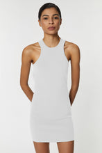 Load image into Gallery viewer, FITTED SLEEVELESS DRESS IN STRETCHY VISCOSE

