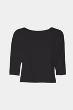 Load image into Gallery viewer, CROPPED VISCOSE-KNIT TOP
