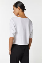 Load image into Gallery viewer, CROPPED VISCOSE-KNIT TOP
