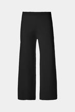 Load image into Gallery viewer, FLARED PANTS IN STRETCHY VISCOSE WITH ELASTICATED WAISTBAND
