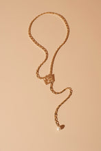 Load image into Gallery viewer, CHAIN NECKLACE WITH DOUBLE CHARM
