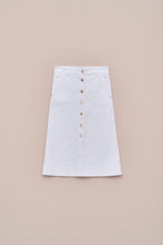 Load image into Gallery viewer, FLARED DENIM SKIRT
