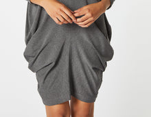 Load image into Gallery viewer, DRAPED COWL-NECK DRESS IN STRETCHY VISCOSE JERSEY
