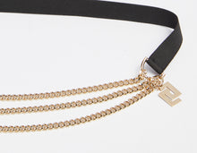 Load image into Gallery viewer, 3-CHAIN GOLD-FINISH BELT
