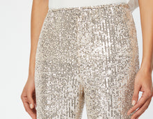 Load image into Gallery viewer, FLARED SEQUIN PANTS
