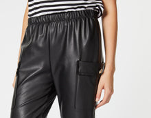 Load image into Gallery viewer, FAUX LEATHER JOGGERS
