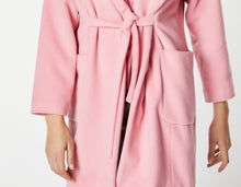 Load image into Gallery viewer, COAT IN WOOL AND CASHMERE CABAN WITH OVERSIZE FRONT POCKETS
