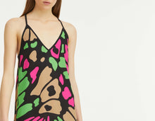 Load image into Gallery viewer, BUTTERFLY PRINT SLIP DRESS
