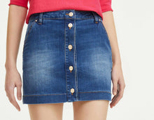 Load image into Gallery viewer, BLUE DENIM MINISKIRT
