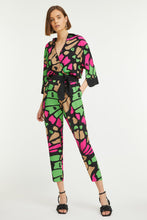 Load image into Gallery viewer, BUTTERFLY PRINT STRAIGHT-LEG PANTS
