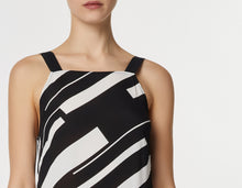 Load image into Gallery viewer, HALTER NECK MAXI DRESS IN STRIPE-PRINTED VISCOSE
