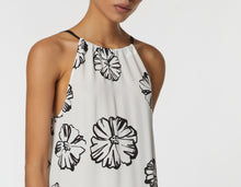 Load image into Gallery viewer, HALTER NECK SHORT DRESS IN FLORAL-PRINTED VISCOSE
