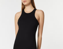 Load image into Gallery viewer, HALTER NECK SHORT DRESS IN STRETCHY VISCOSE JERSEY
