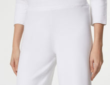 Load image into Gallery viewer, FLARED PANTS IN STRETCHY VISCOSE WITH ELASTICATED WAISTBAND
